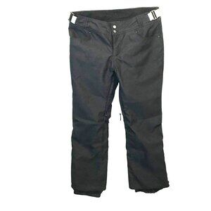 Iceburg Mens Snow Pants Size L Black Adjustable Waist Polyester